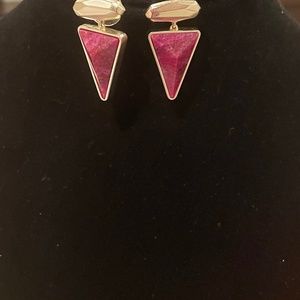kendra scott vivian drop triangle earrings